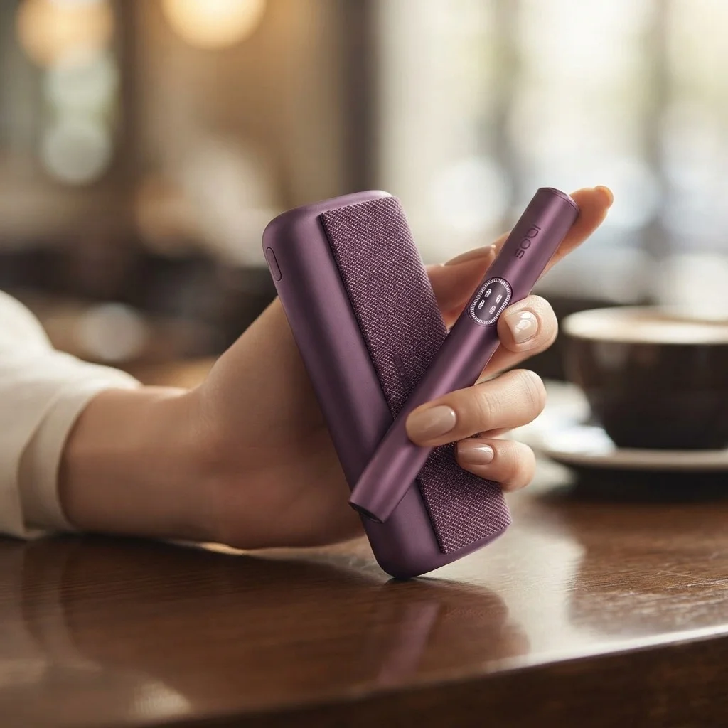 IQOS ILUMA i PRIME 主機酒紅色現貨，關西機場直營正品_台灣超商取貨